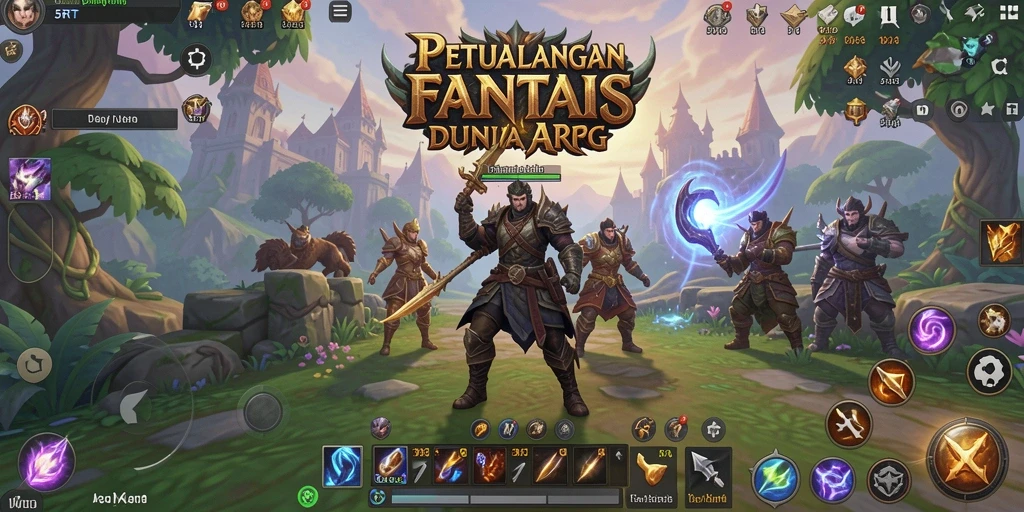 Screenshot menampilkan aksi mendebarkan dari gameplay ARPG 5RT.