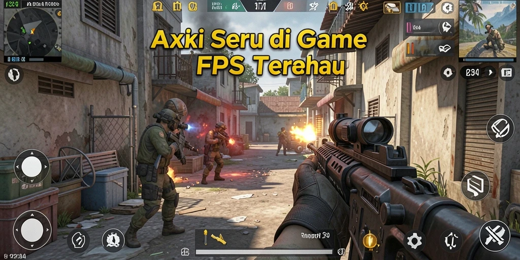 Screenshot K234 menampilkan aksi seru dalam gameplay FPS.