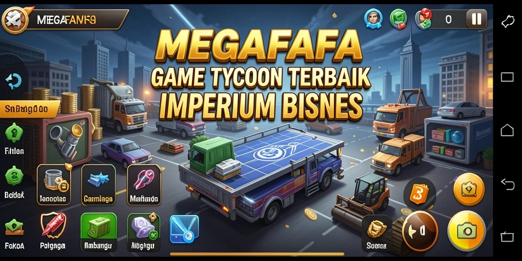 Tampilan gameplay MEGAFAFA yang menarik dan penuh strategi.