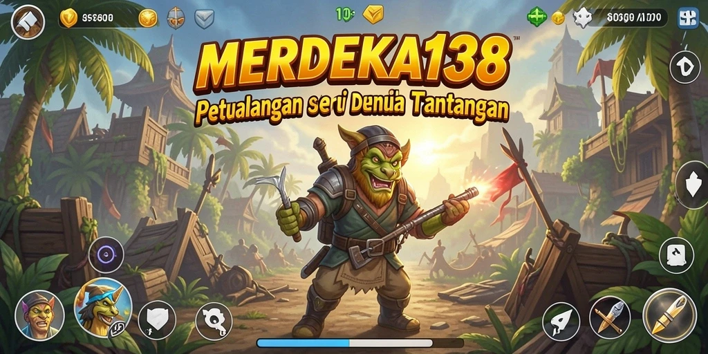 Tampilan gameplay <strong>MERDEKA138</strong> yang mendebarkan dengan berbagai tantangan.
