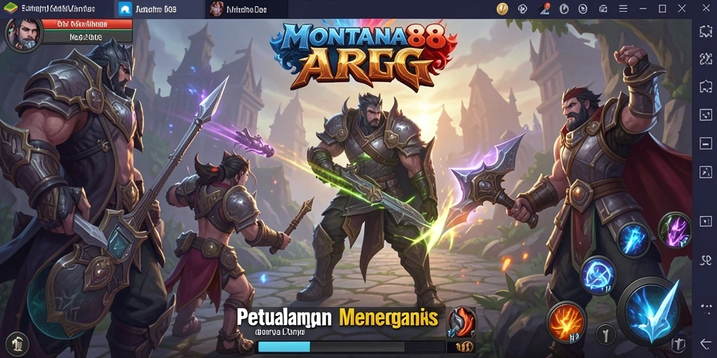 Tangkapan layar gameplay MONTANA88 dengan aksi epik dan grafis menawan.