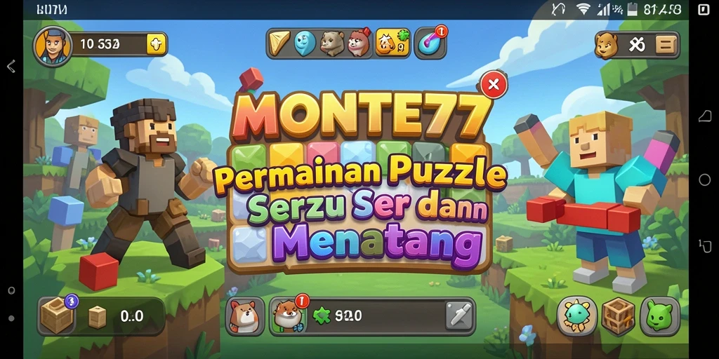 Screenshot gameplay MONTE77 yang menarik dan penuh tantangan.