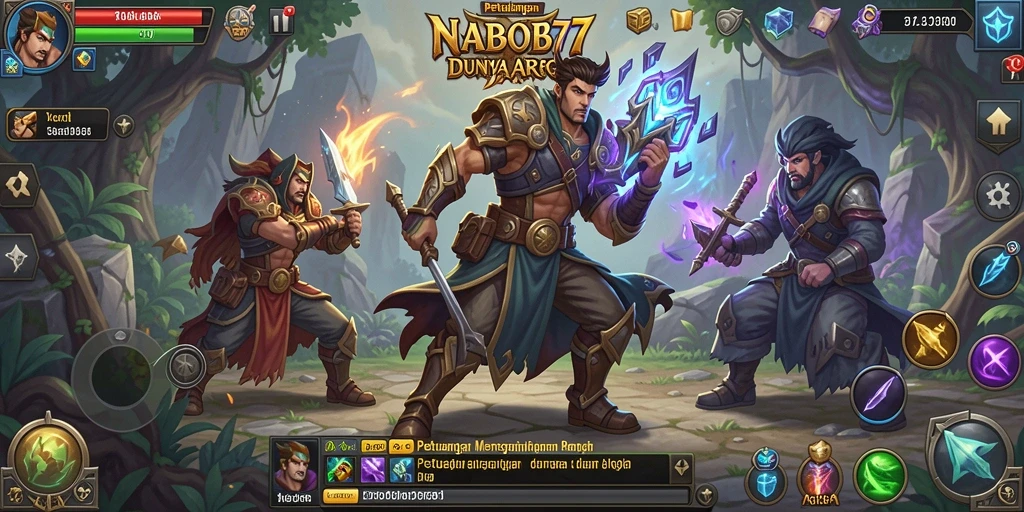 Tampilan gameplay ARPG yang menarik dan penuh aksi di NABOB77.
